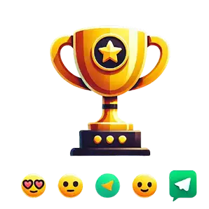 Top Telegram Stickers Trophy